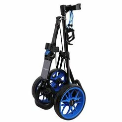 Best Pirce 👍 Caddymatic Golf Pro Lite 3 Wheel Golf Cart Black/Blue 🎉 -FootJoy shop 41NDK5zSw3L