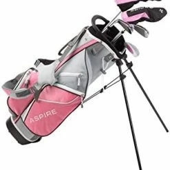Flash Sale 😀 Junior Plus Complete Golf Club Set For Children, Kids - 5 Age Groups Boys And 👧 Girls - Right Hand, Real 👧 Girls Junior Golf Bag, Kids Golf Clubs Set Orange Ages 5-6 🌟 -FootJoy shop 41Oh09kE2KL. AC