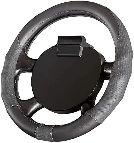 Deals π Premium PU Leather Steering Wheel Cover For EZGO Golf Cart, 13 Inch Black Red π 7 Deals π Premium PU Leather Steering Wheel Cover For EZGO Golf Cart, 13 Inch Black Red π - Image 5