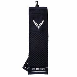 Hot Sale 🔔 Military Embroidered Golf Towel, Checkered Scrubber Design, Embroidered Logo Multi Team Color 😀