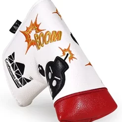 Top 10 😉 Driver Headcover Embroidery Bomb, PU Leather Golf Head Covers Driver Fairway Wood Hybrid Blade Putter Headcover 😉 -FootJoy shop 41PwBvNJdkL. AC