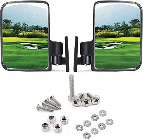 Hot Sale β Golf Cart Side Mirrors For Club Car EZ-GO Yamaha And Others Multiple Size Clips Black π― 9 Hot Sale β Golf Cart Side Mirrors For Club Car EZ-GO Yamaha And Others Multiple Size Clips Black π― - Image 7