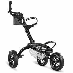 Top 10 ❤️ JANUS Golf Cart，Foldable Golf Push Cart, With Golf Net For Golf Chipping And Carrying Golf Items.Golf Carts With Foot Brake And Umbrella Holder White Golf Net Cart-no Folding Stool 🔥