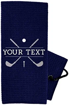 Best deal β¨ Custom Golf Towel - Embroidered Golf Towels For Golf Bags With Clip - Personalized Golf Towel For Golf Bags For Men - Golf Gifts For Men Grey - Gold Club π₯° 8 Best deal β¨ Custom Golf Towel - Embroidered Golf Towels For Golf Bags With Clip - Personalized Golf Towel For Golf Bags For Men - Golf Gifts For Men Grey - Gold Club π₯° - Image 6
