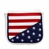 Brand new ❤️ USA Stars And Stripes Square Mallet Shaped Magnetic Closure Golf Putter Head Cover For Scotty Cameron Golf Bu 🎉 -FootJoy shop 41YryIvGPNL