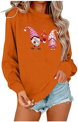 Top 10 𧨠Women Valentine's Day π Christmas Sweatshirt Lightweight Loose Blouse Funny Graphic Top Long Sleeve π Shirt Pullover Tee 3-red π 9 Top 10 𧨠Women Valentine's Day π Christmas Sweatshirt Lightweight Loose Blouse Funny Graphic Top Long Sleeve π Shirt Pullover Tee 3-red π - Image 7