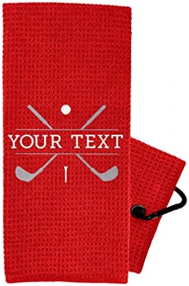 Best deal β¨ Custom Golf Towel - Embroidered Golf Towels For Golf Bags With Clip - Personalized Golf Towel For Golf Bags For Men - Golf Gifts For Men Grey - Gold Club π₯° 10 Best deal β¨ Custom Golf Towel - Embroidered Golf Towels For Golf Bags With Clip - Personalized Golf Towel For Golf Bags For Men - Golf Gifts For Men Grey - Gold Club π₯° - Image 8