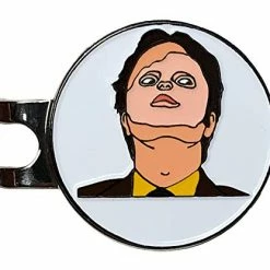 Cheapest ✨ Balanced Co. Dwight Schrute Golf Hat Clip With Enamel Magnetic Ball Marker ⭐