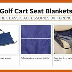 Budget 👏 Classic Accessories Fairway Golf Cart Seat Blanket/Cover Navy 🎉 -FootJoy shop 41cbt9PUpIL