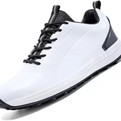 Coupon β EHQZN Spikeless Golf π Shoes Men Waterproof Golf π Shoes Comfortable Breathable Golf Footwear Mens Golf π Sneakers Golf Walking π Shoes White02 β¨