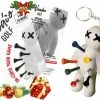 Budget 🎉 Voodoo Golf Ball Tee Holder | Novelty Keychain Accessory For Bag | Gifts For Men | Fits 3 1/4, 2 3/4, 1 1/2 Tees ✔️ -FootJoy shop 41dBZjylSzL