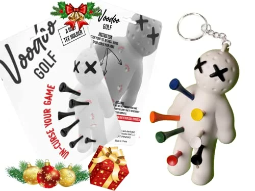 Budget π Voodoo Golf Ball Tee Holder | Novelty Keychain Accessory For Bag | Gifts For Men | Fits 3 1/4, 2 3/4, 1 1/2 Tees βοΈ 3 Budget π Voodoo Golf Ball Tee Holder | Novelty Keychain Accessory For Bag | Gifts For Men | Fits 3 1/4, 2 3/4, 1 1/2 Tees βοΈ