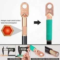 Budget 🎁 10L0L Golf Cart Battery Cables 4 Gauge For 36v EZGO TXT 94-Up Medalist/TXT, Welding Battery Pure Copper Flexible Cable With Heavy Duty Terminal Connector 🎉 -FootJoy shop 41dWpLYKIhL