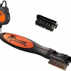 Budget 🤩 Frogger Golf BrushPro Retractable Dual-Bristle Club Brush/Groove Cleaner Green 🛒 -FootJoy shop 41daM8sgetL. AC