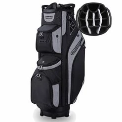 Outlet 👍 14 Way Golf Cart Bag Black 🤩