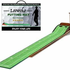 Flash Sale 👍 Indoor Putting Green With Ball Return, Golf Practice Training Equipment Putting Mat For Home Office 😍 -FootJoy shop 41e57S2q2AL. AC