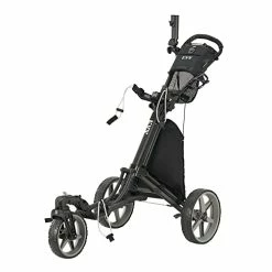 Brand new ⌛ KVV 3 Wheel 360 Rotating Front Wheel Foldable/Collapsible Golf Push Cart With Foot Brake Open And Close In ONE Second-Free Umbrella Holder Included ✨