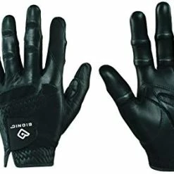 Best reviews of ⭐ Ionic GGNBMLL Men's StableGrip With Natural Fit Black Golf Glove, Left Hand, Large 🤩