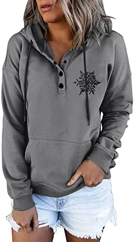 Top 10 😀 JJHAEVDY Womens Puppy Paw Prints Casual Hoodie Button Down Sweatshirts Long Sleeve Drawstring Pullover Tops 👚 Shirts White-4 🎉 15 Top 10 😀 JJHAEVDY Womens Puppy Paw Prints Casual Hoodie Button Down Sweatshirts Long Sleeve Drawstring Pullover Tops 👚 Shirts White-4 🎉 - Image 13