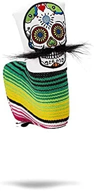 New π― LE Sugar Skull Mustache Blade Putter Head Cover - Premium, Hand-Made Leather Putter Headcover - Funny, Tour Quality Golf Club Cover - Style And Customize Your Golf Bag Green Camo π 9 New π― LE Sugar Skull Mustache Blade Putter Head Cover - Premium, Hand-Made Leather Putter Headcover - Funny, Tour Quality Golf Club Cover - Style And Customize Your Golf Bag Green Camo π - Image 7