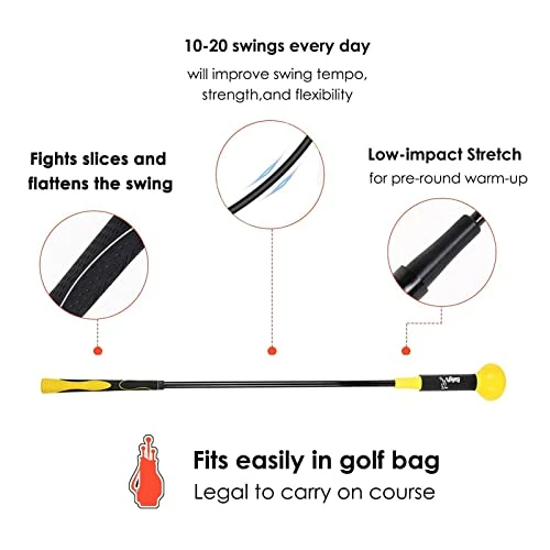 Cheapest π₯ Greatlizard Golf Swing Training Aid Golf Swing Trainer Aid Golf Practice Warm-Up Stick For Strength Flexibility And Tempo Training Golf Accessories For Men And π© Women Black π 7 Cheapest π₯ Greatlizard Golf Swing Training Aid Golf Swing Trainer Aid Golf Practice Warm-Up Stick For Strength Flexibility And Tempo Training Golf Accessories For Men And π© Women Black π - Image 5