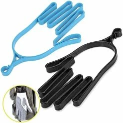 New ⭐ Golf Gloves Stretcher, Gloves Support Frame, Durable Outdoor Golf Holder Dryer Rack Tool Accessories For Gloves Maintenance Black+blue 🤩
