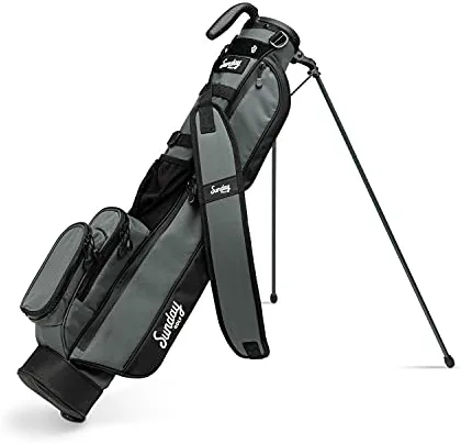 Outlet π Loma Bag - Lightweight Sunday Golf Bag With Strap And Stand β Easy To Carry Pitch N Putt Golf Bag β Golf Stand Bag For The Driving Range, Par 3 And Executive Courses, 31 Inches Tall Midnight Gree π€© 7 Outlet π Loma Bag - Lightweight Sunday Golf Bag With Strap And Stand β Easy To Carry Pitch N Putt Golf Bag β Golf Stand Bag For The Driving Range, Par 3 And Executive Courses, 31 Inches Tall Midnight Gree π€© - Image 5