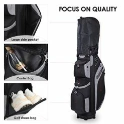 Outlet 👍 14 Way Golf Cart Bag Black 🤩 -FootJoy shop 41medwGZW6L
