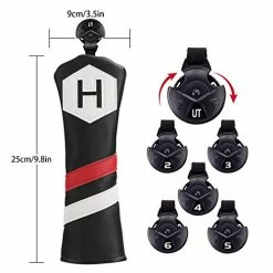 Wholesale 😍 Driver Fairway Hybrid Headcover Golf Wood Headcovers 460cc Driver Club Head Cover With Classic Stripes 🥰 -FootJoy shop 41mlmSH1qBL