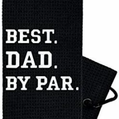 Budget 🎉 Funny Golf Towel - Golf Gifts For Men - Embroidered Golf Towels For Golf Bags With Clip - Best Dad By Par 🔥 -FootJoy shop 41n3Nyu1JKL. AC