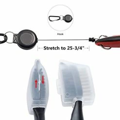 New ⌛ Pack Of 2 Golf Club Brush Groove Cleaner With Retractable Zip-line And Aluminum Carabiner Cleaning Tools ✨ 12 New ⌛ Pack Of 2 Golf Club Brush Groove Cleaner With Retractable Zip-line And Aluminum Carabiner Cleaning Tools ✨ -FootJoy shop 41nExznFgUL