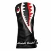 Budget 🎉 Black Flying Tiger Warshark Golf Driver Headcover For Taylormade M3 M4 M5 M6 SIM Golf Club Available For Driver Size Wood Size Rescue Size 🎁 -FootJoy shop 41nHWYN2B1L