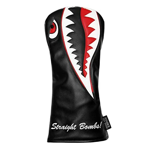 Budget π Black Flying Tiger Warshark Golf Driver Headcover For Taylormade M3 M4 M5 M6 SIM Golf Club Available For Driver Size Wood Size Rescue Size π 3 Budget π Black Flying Tiger Warshark Golf Driver Headcover For Taylormade M3 M4 M5 M6 SIM Golf Club Available For Driver Size Wood Size Rescue Size π