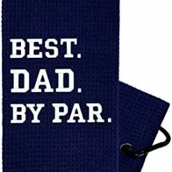 Budget 🎉 Funny Golf Towel - Golf Gifts For Men - Embroidered Golf Towels For Golf Bags With Clip - Best Dad By Par 🔥 -FootJoy shop 41nRiGY0NML. AC
