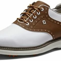Discount 😀 FootJoy Men's Traditions Golf 👞 Shoe Grey/grey/red 👏 -FootJoy shop 41nWoDRH4VS. AC