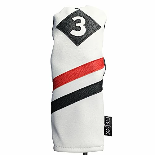 Best Sale π₯ Retro Golf Headcovers White Red And Black Vintage Leather Style 1 3 X H Driver Fairway And Hybrid Head Covers Fits 460cc Drivers Classic Loo βοΈ 5 Best Sale π₯ Retro Golf Headcovers White Red And Black Vintage Leather Style 1 3 X H Driver Fairway And Hybrid Head Covers Fits 460cc Drivers Classic Loo βοΈ - Image 3