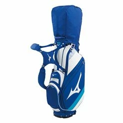 Best deal 🧨 Mizuno 2021 Tour 6-Way Stand Bag Blue, White 🎁