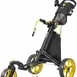 Flash Sale 👏 KVV 3 Wheel 360 Rotating Front Wheel Golf Push Cart Open And Close In ONE Second-Free Umbrella Holder Included Red/black 🔥 -FootJoy shop 41ovFYftNS. AC