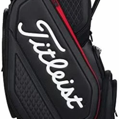 Best Sale ⭐ Midsize Golf Bag Black/black/red 🤩 -FootJoy shop 41q1bsfUEhL. AC