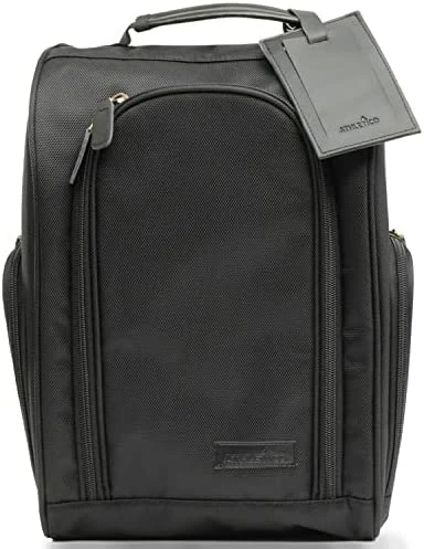 Best Pirce π Athletico Executive Golf π Shoe Bag With Luggage Tag - Zippered π Shoe Carrier With External Pockets - Great Golf Gift For Men Or π© Women Black π 10 Best Pirce π Athletico Executive Golf π Shoe Bag With Luggage Tag - Zippered π Shoe Carrier With External Pockets - Great Golf Gift For Men Or π© Women Black π - Image 8