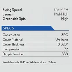 Budget 🎉 Q-Star Tour 3 Golf Balls Yellow 👍 -FootJoy shop 41rBhSpRoGS