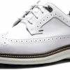 Discount 😀 FootJoy Men's Traditions Golf 👞 Shoe Grey/grey/red 👏