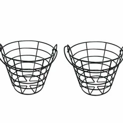 Outlet ⌛ 10L0L Metal Golf Ball Basket, Golf Ball Bucket Container Black, 2-Pack 🎁 -FootJoy shop 41sL1FstgJL
