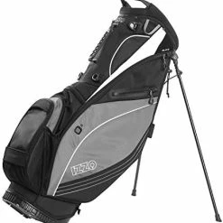 Outlet 🔔 ZZO Golf Izzo Lite Stand Golf Bag Ultra Light Perfect For Carrying On The Golf Course, With Dual Straps For Easy To Carry Golf Bag Black/grey ✔️ -FootJoy shop 41tJpkXhRPL. AC