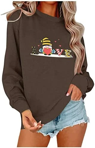 Top 10 𧨠Women Valentine's Day π Christmas Sweatshirt Lightweight Loose Blouse Funny Graphic Top Long Sleeve π Shirt Pullover Tee 3-red π 12 Top 10 𧨠Women Valentine's Day π Christmas Sweatshirt Lightweight Loose Blouse Funny Graphic Top Long Sleeve π Shirt Pullover Tee 3-red π - Image 10