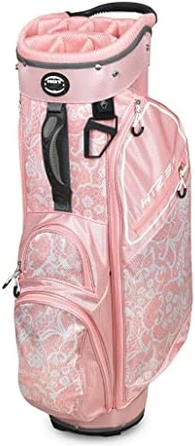 Budget 😀 Golf Ladies 3.5 Premium 14 Way Divider Cart Bag Pink 💯 7 Budget 😀 Golf Ladies 3.5 Premium 14 Way Divider Cart Bag Pink 💯 - Image 5