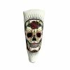Coupon 👍 Blade Putter Head Covers 🦇 Halloween Rose Sugar Skull Magnetic Leather Golf Putter Headcover Fits Scotty Cameron Odssey Ping Taylormade 🧨