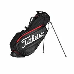 New 🥰 Premium Stand Golf Bag Black/black/red ⌛