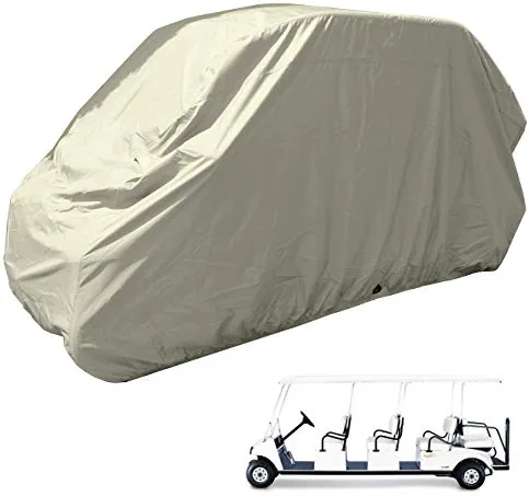 Hot Sale β Golf Cart 8 Seater Storage Cover (Grey Or Taupe), Fits EZGO, Club Car, Yamaha Model, Chrysler/Polaris GEM E6 π 4 Hot Sale β Golf Cart 8 Seater Storage Cover (Grey Or Taupe), Fits EZGO, Club Car, Yamaha Model, Chrysler/Polaris GEM E6 π - Image 2