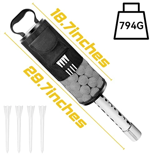 Best reviews of π Kamitty Shag Bag For Golf Balls, Golf Ball Retriever With Detachable Aluminum Alloy Tube, Golf Shag Bags With Pocket & Tee Holder, Hold Up To 80 Balls β€οΈ 6 Best reviews of π Kamitty Shag Bag For Golf Balls, Golf Ball Retriever With Detachable Aluminum Alloy Tube, Golf Shag Bags With Pocket & Tee Holder, Hold Up To 80 Balls β€οΈ - Image 4